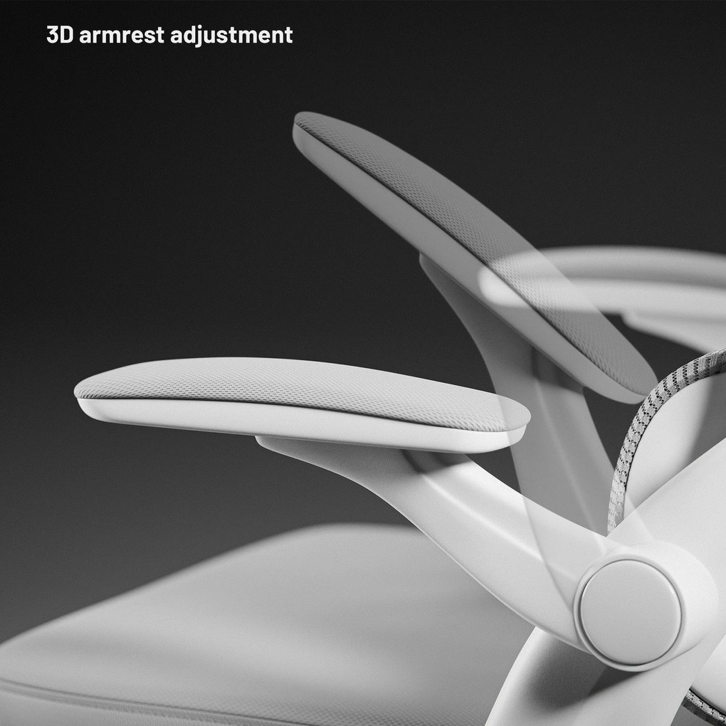 Ergonomická kancelárska stolička svetlosivá Diablo V-Light