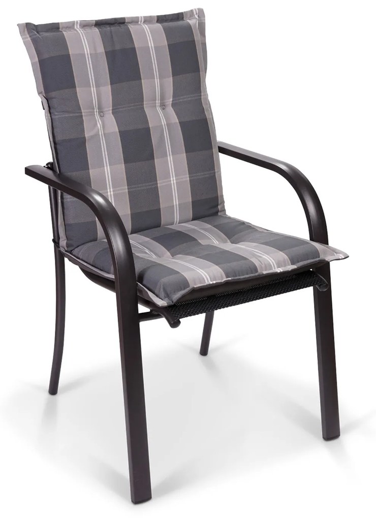 Blumfeldt Prato, čalúnená podložka, podložka na stoličku, podložka na nižšie polohovacie kreslo, na záhradnú stoličku, polyester, 50 × 100 × 8 cm