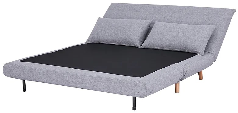 Pohovka futon Susan (sivá). Akcia -14%. Vlastná spoľahlivá doprava až k Vám domov. 1050831