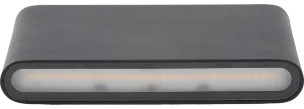 LED Vonkajšie nástenné svietidlo ARWENA 2xLED/6W/230V IP54 čierna