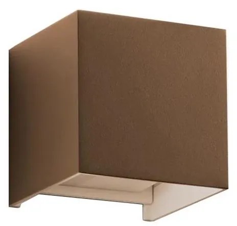 Ideal Lux - LED Vonkajšie nástenné svietidlo ATOM LED/12W/230V IP54 hnedá