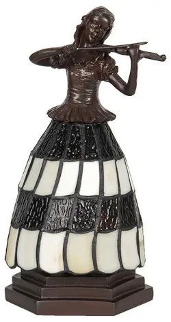 Tiffany stolová lampa VIOLIN 15*15*27