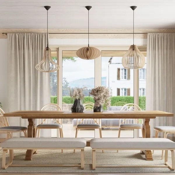 Luster na lanku ELZA 1xE27/60W/230V