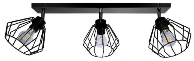 Loft Kovový luster Stropné svietidlo