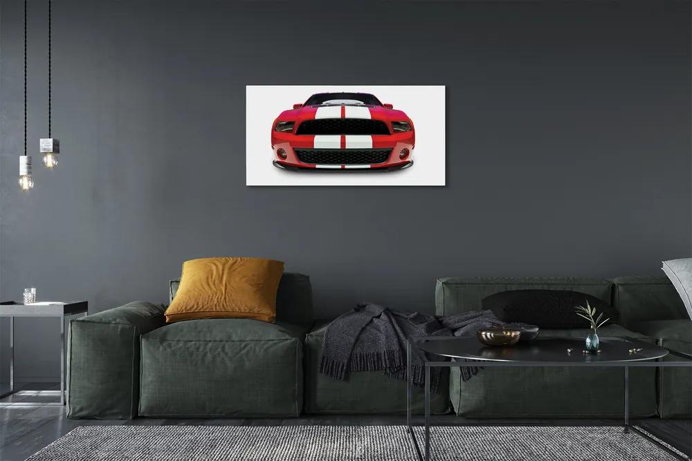 Obraz canvas Červené športové auto 125x50 cm