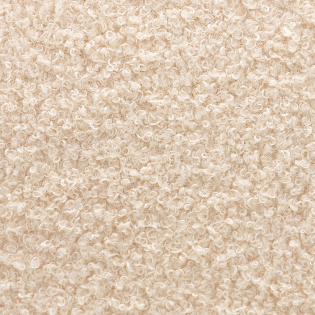 Designové křeslo Lorraine bouclé béžové