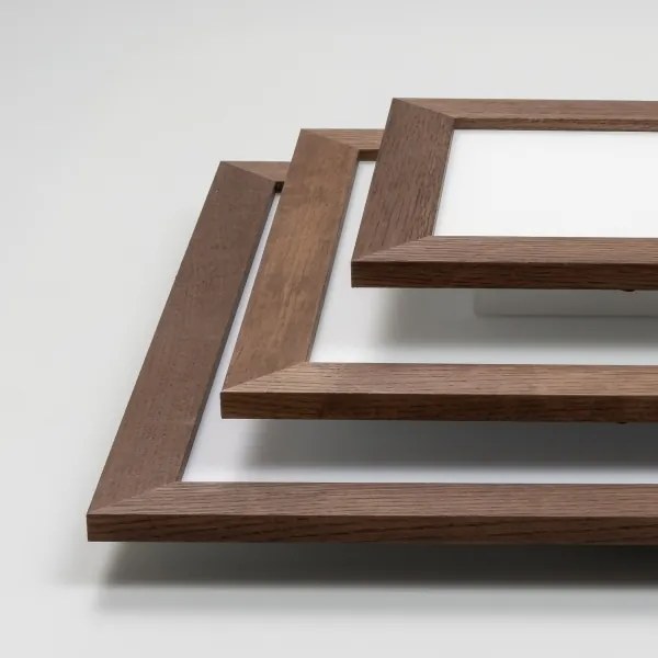 Brilagi - LED Stropné svietidlo SLIMFRAME WOOD LED/25W/230V 34x34 cm tmavohnedá