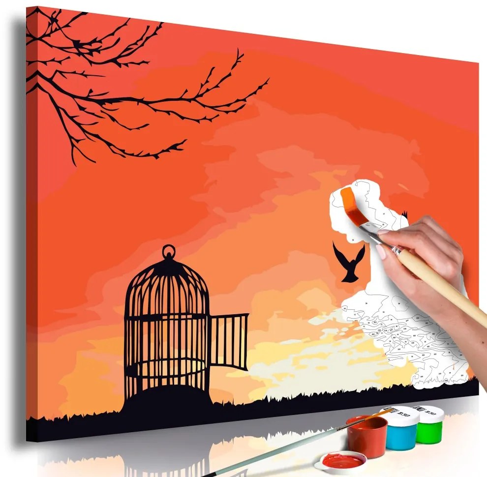 Maľovanie podľa čísiel - Open Cage 60x40