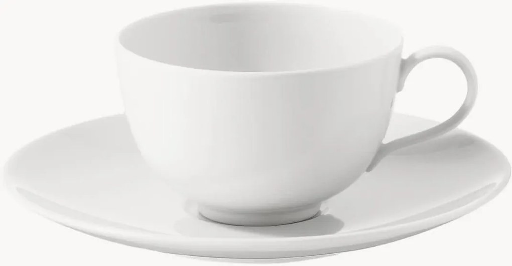 Ručne vyrobené porcelánové šálky na kávu's podšálkami Urbino, 2 ks