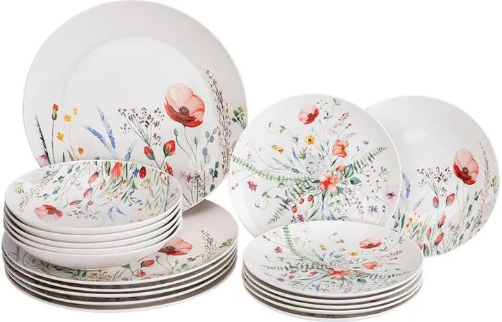 Porcelánová sada tanierov MAK 18 ks