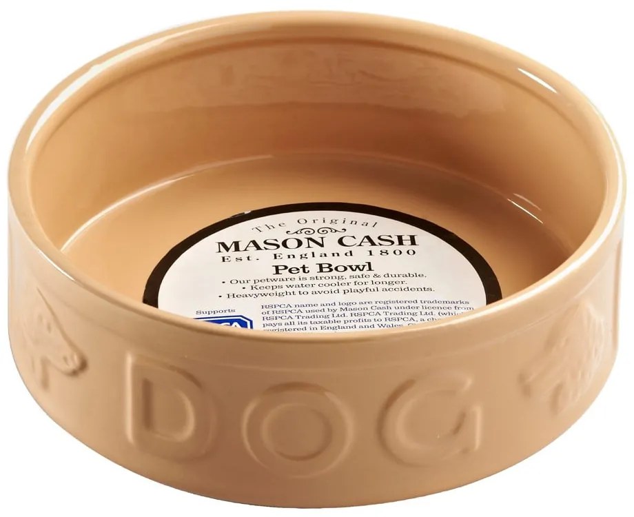 Kameninová miska pre psov Mason Cash Dog Cane, ø 25 cm