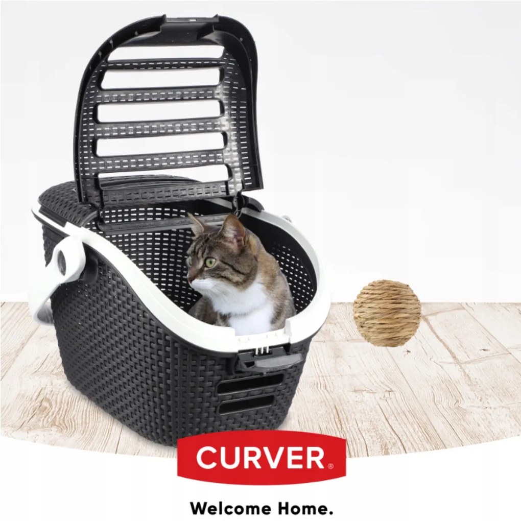 Curver Prepravka na zvieratá antracitové