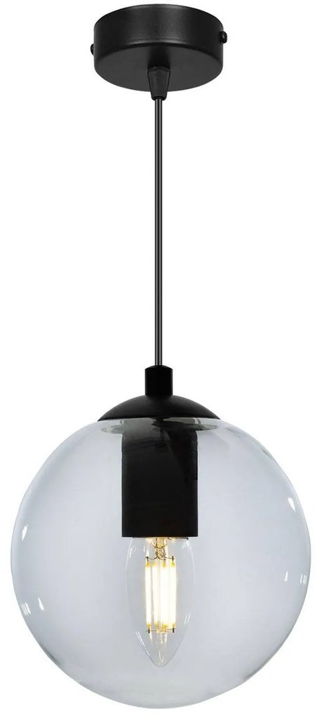 Závesné svietidlo Paris, 1x sklenené tienidlo (výber z 3 farieb)