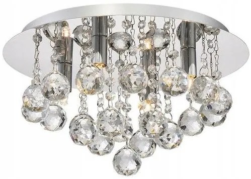 Toolight - Krištáľová stropná lampa Glamour 3xG9 APP403-C, chrómová, OSW-00550