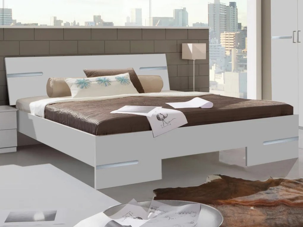 Dvojlôžková posteľ Anna 160x200 cm, biela