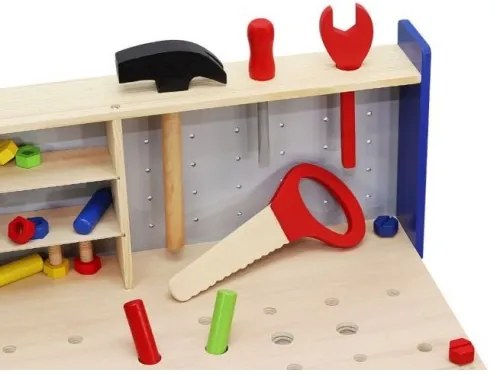 Drevená dielňa s náradím Iso Trade 6860