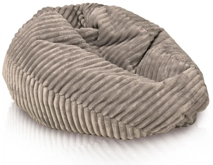 Sedací vak Bag Sako L Stripe Farba: Béžový