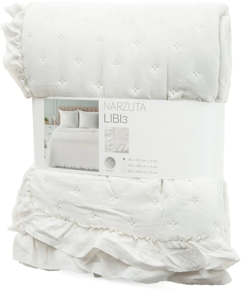 PREHOZ NA POSTEĽ LIBI3 200X220 CM KRÉMOVÝ