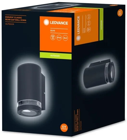 Ledvance - Vonkajšie nástenné svietidlo BEAM 1xGU10/35W/230V IP44