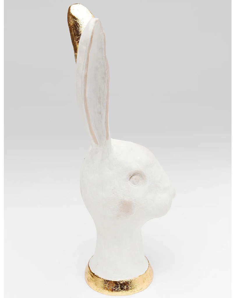 Bunny dekorácia 30 cm zlatá/biela