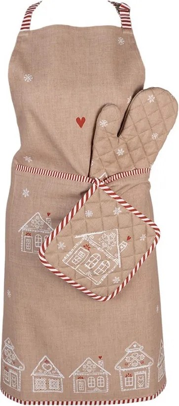 Chňapka s perníkovými chalúpkami Gingerbread Bliss - 18*30 cm