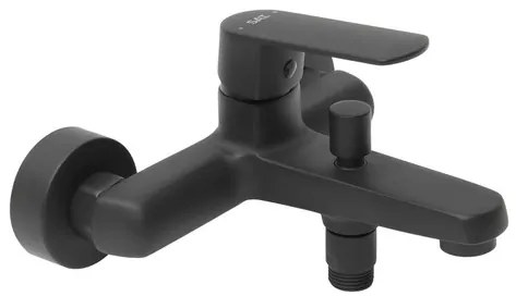 Vaňová batéria SAT Feel bez sprchového setu 150 mm čierna matná SATBSFEEL222C