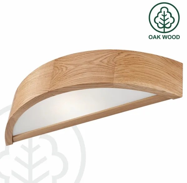 Nástenné svietidlo OAK 1xE27/60W/230V dub