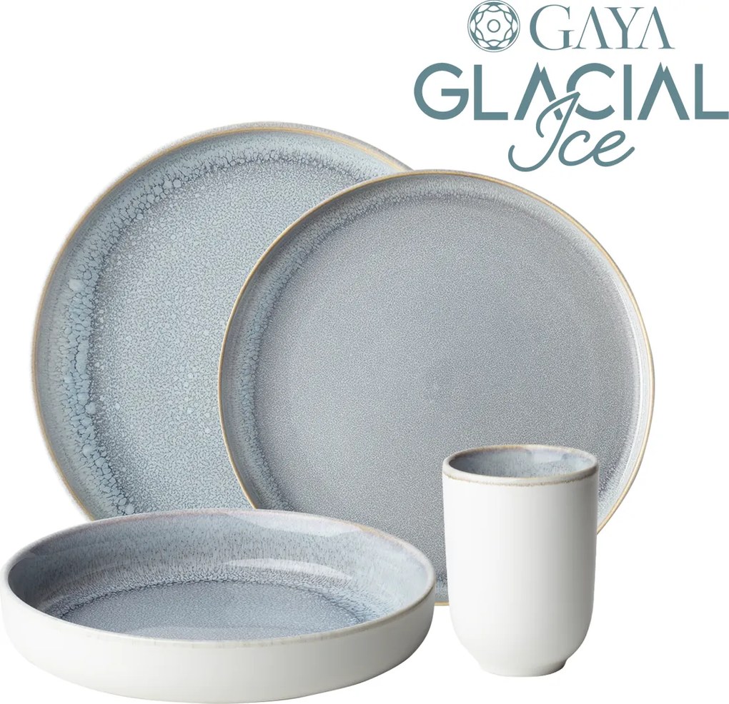 Porcelánový set 16 ks - Gaya Atelier Glacial Ice - 453149