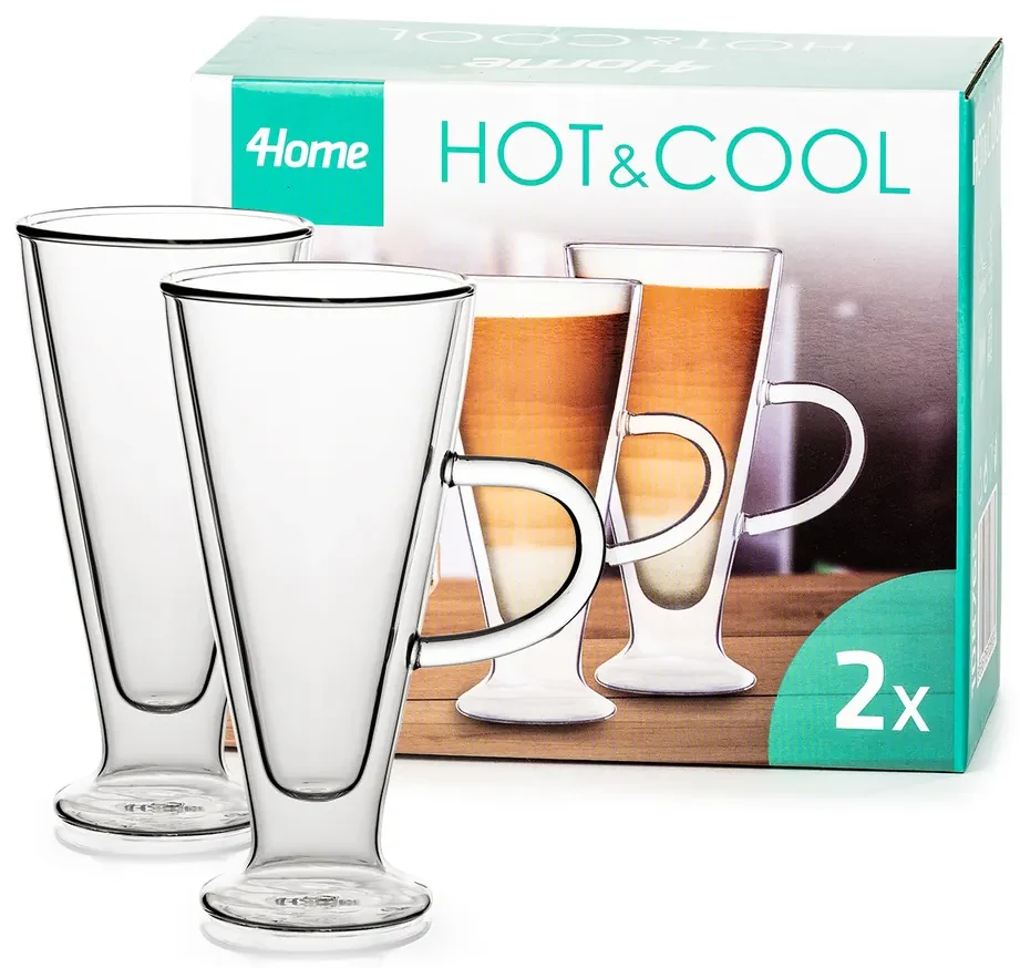 4Home Termo pohár Latte Elegante Hot&Cool, 230 ml, 2 ks