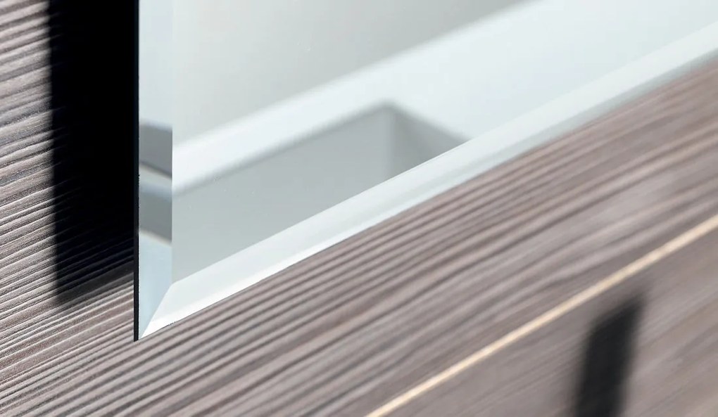 Aqualine Aqualine, Zrkadlo s fazetou 30x50cm, CU free, 22527