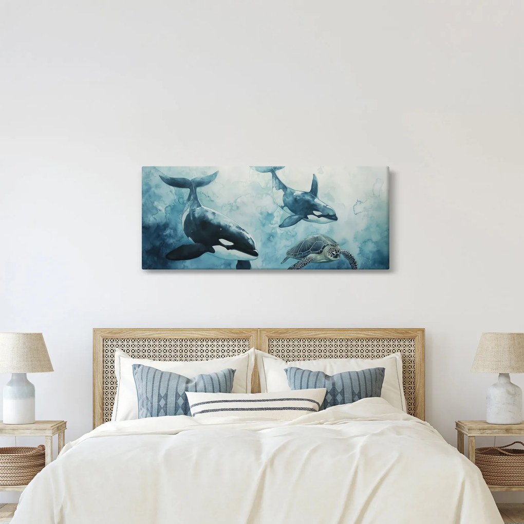 Obraz - Podmorská maľba (120x50 cm)