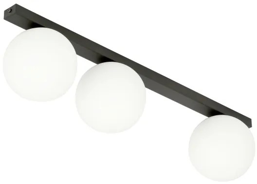 Stropné svietidlo FIT 3xE14/10W/230V čierna/biela