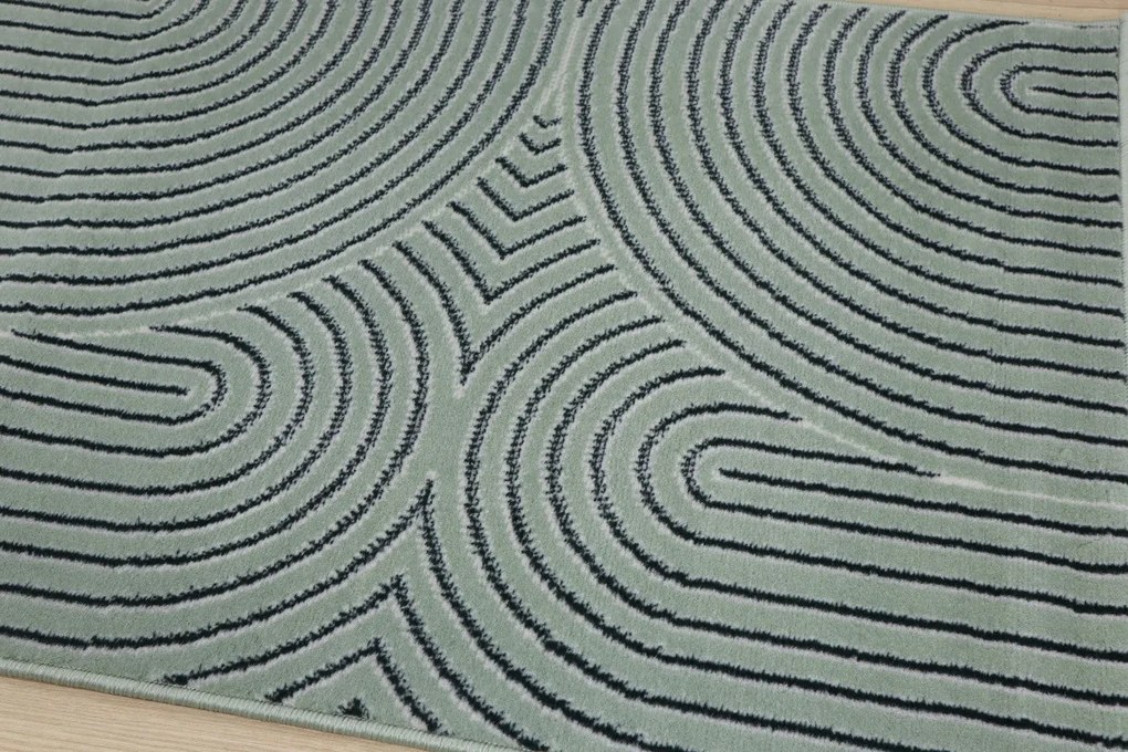 Kusový koberec Thumbs green, 190x280, zelená, obývacia izba, Alfa Carpets