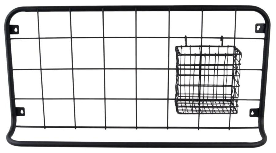 Nástenný organizér v čiernej farbe PT LIVING Open Grid