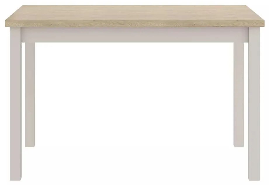 Jedálenský stôl Adam 120 x 68 cm, dub cremona / krémová