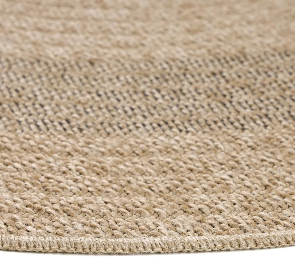 Čierno-béžový okrúhly vonkajší koberec ø 160 cm Comilla – Ayyildiz Carpets