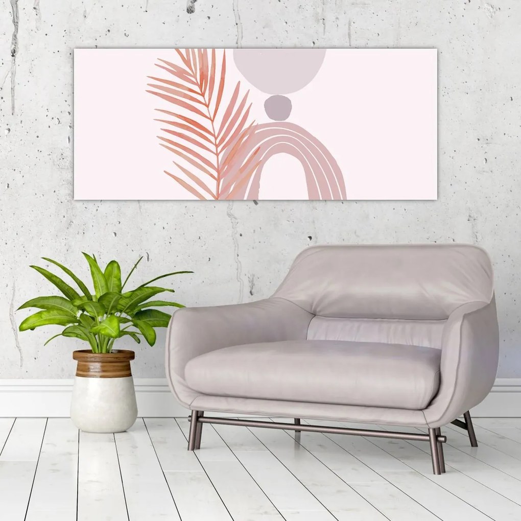 Obraz - Fialový minimalizmus N⁰1 (120x50 cm)
