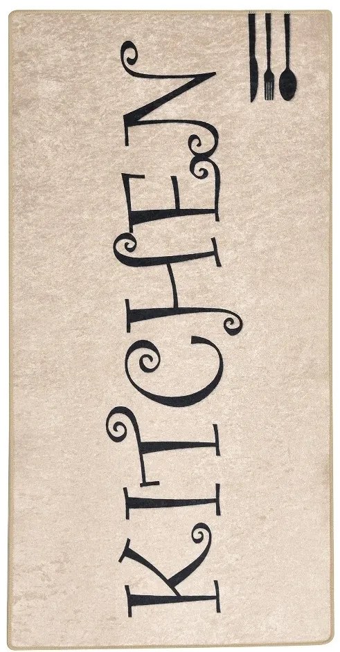 Koberec Spoon 80x200 cm béžový