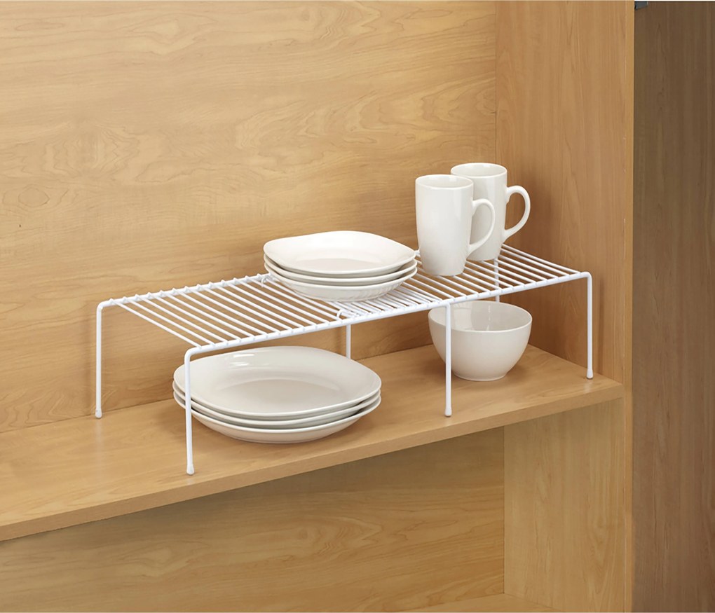 CONFORTIME Přídavná police, roztahovací, výsuvná, bílá, 38-68cm x 26 EXTENSIBLE2