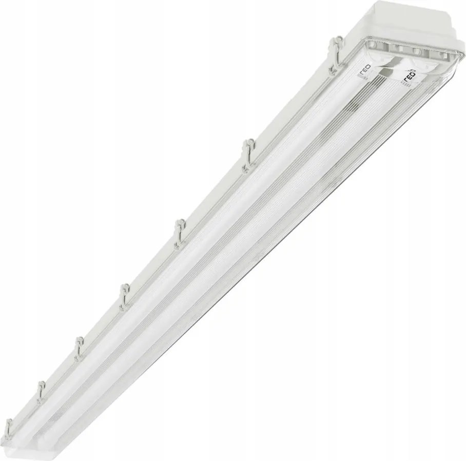LED technické žiarivkové svietidlo T8 2xG13/20W/230V 6500K 120 cm IP65 biele