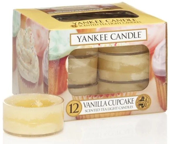 Yankee Candle vonné čajové sviečky Vanilla Cupcake