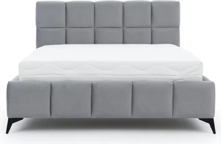 Moderná čalúnená posteľ MALO 200x180, vínová (matt velvet 68)