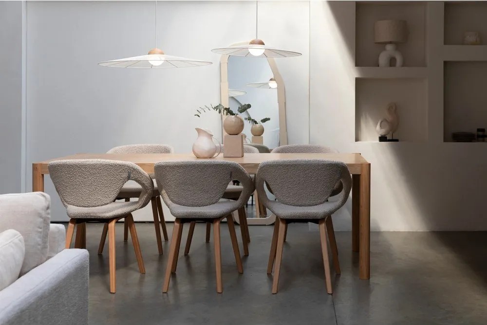 Jedálenský stôl z masívneho dreva 92,5x182 cm Sticks – Zuiver