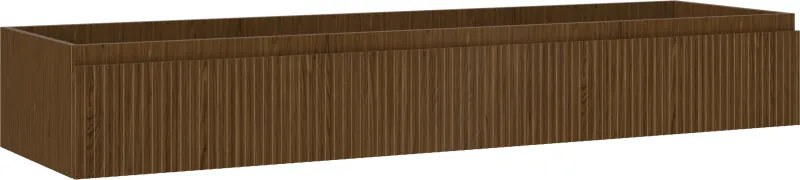 Mexen Rivel, kúpeľňová skrinka 160 cm, 1 zásuvka, drážkovaná, orech, 91A20-16023-1-BF86