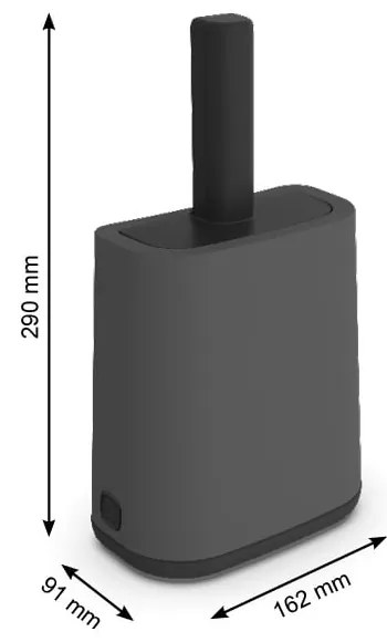 Lopatka s držiakom 9x16 cm Biala - Rotho