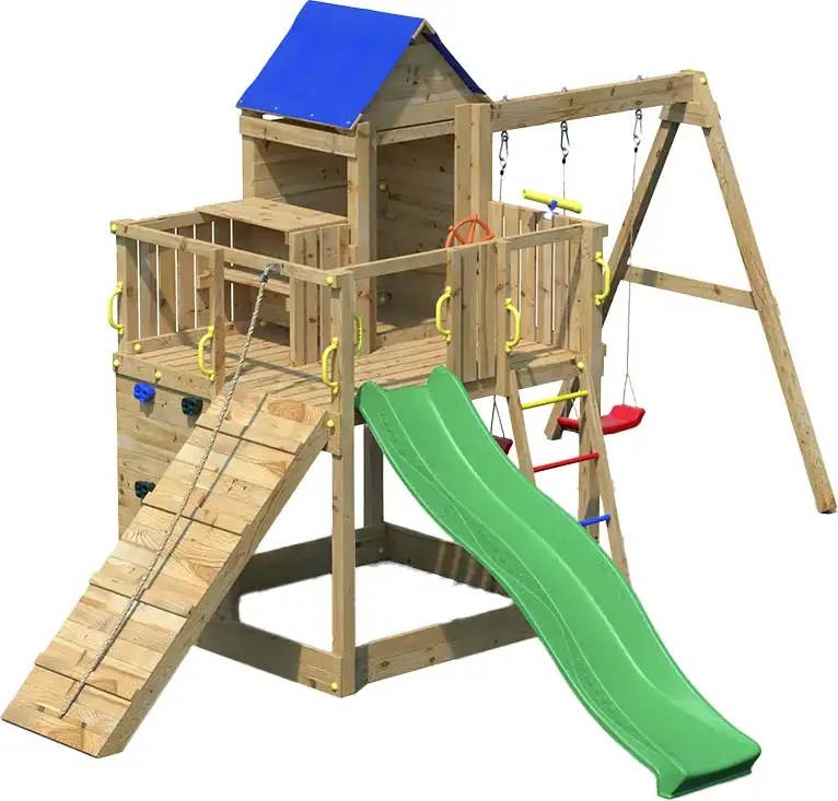 Marimex | Detské ihrisko Marimex Play Basic 014 + zelená šmykľavka | 11640645