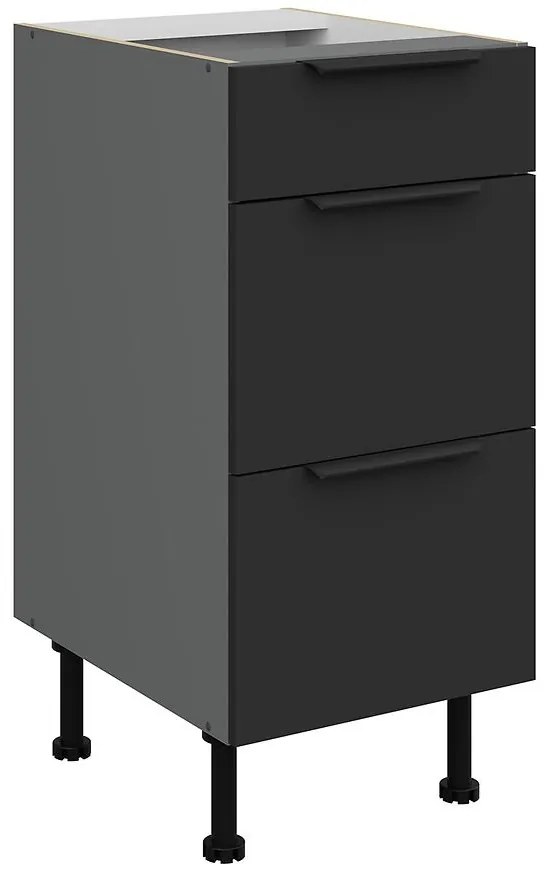 Kuchynská skrinka Aria-Bl/Ant Anti Fingerprint 40d 3s Bb