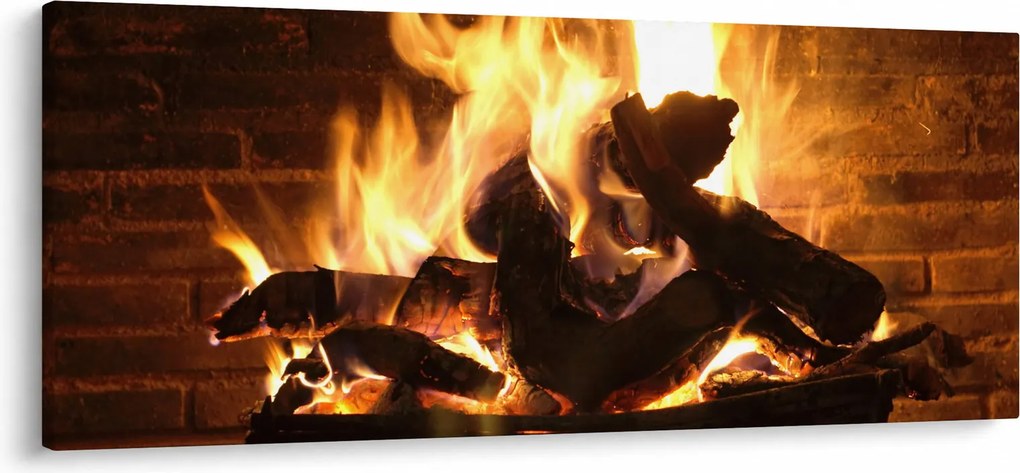 Obraz - Oheň (120x50 cm)