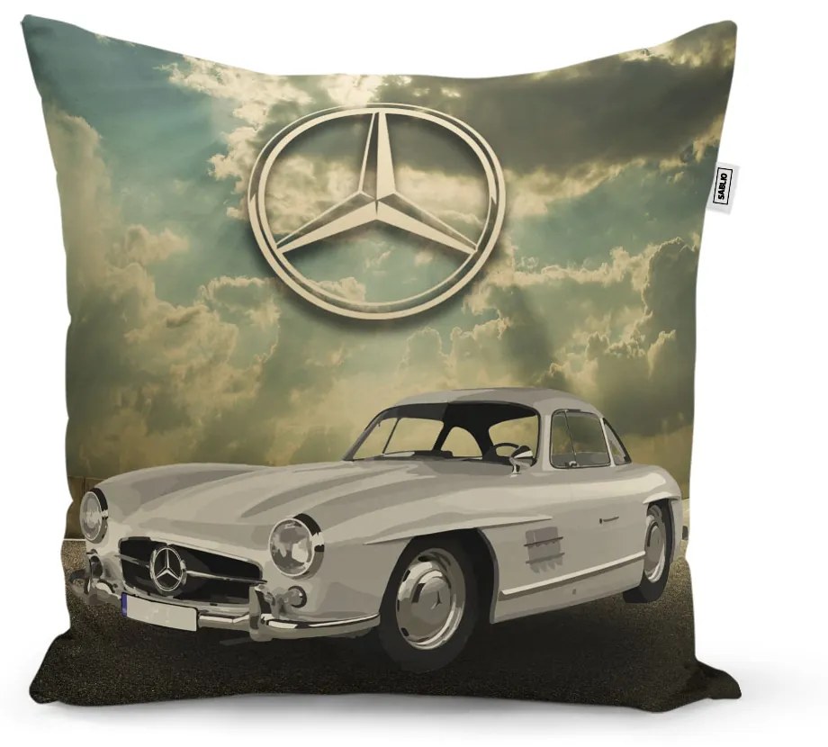 Sablio Vankúš Mercedes-Benz 300 SL Na ceste - 60x60 cm
