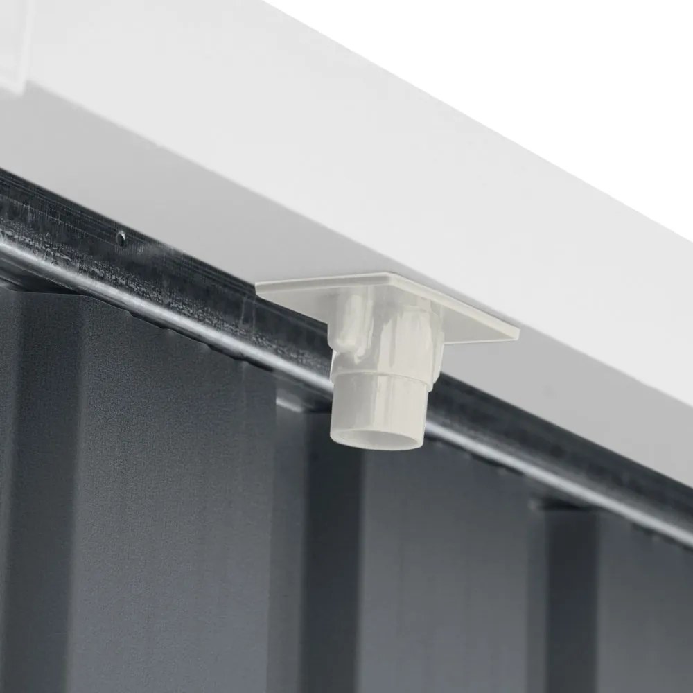 Záhradný domček BestBerg ZDSL-6A / 6,6 m² / 238 x 279 x 203 cm / sivá